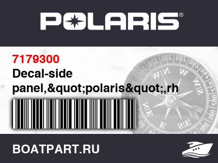 Изображение товара Decal-side panel,&quot;polaris&quot;,rh