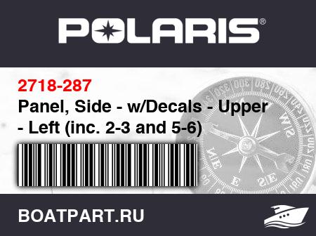 Изображение товара Panel, Side - w/Decals - Upper - Left (inc. 2-3 and 5-6)