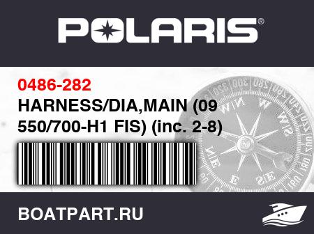 Изображение товара HARNESS/DIA,MAIN (09 550/700-H1 FIS) (inc. 2-8)
