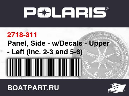 Изображение товара Panel, Side - w/Decals - Upper - Left (inc. 2-3 and 5-6)