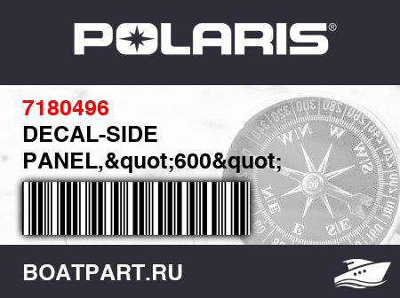 Изображение товара DECAL-SIDE PANEL,&quot;600&quot;