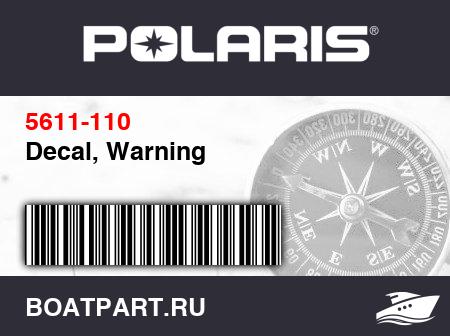 Изображение товара Decal, Warning
