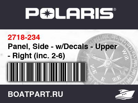 Изображение товара Panel, Side - w/Decals - Upper - Right (inc. 2-6)