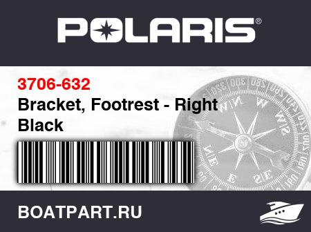 Изображение товара Bracket, Footrest - Right Black