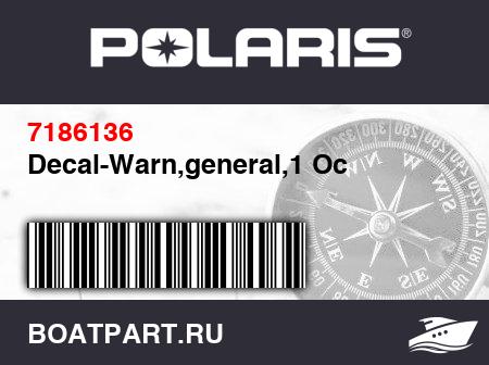 Изображение товара Decal-Warn,general,1 Oc