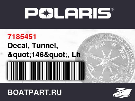 Изображение товара Decal, Tunnel, "146", Lh