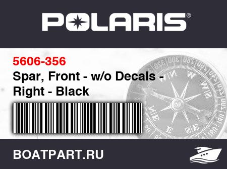 Изображение товара Spar, Front - w/o Decals - Right - Black