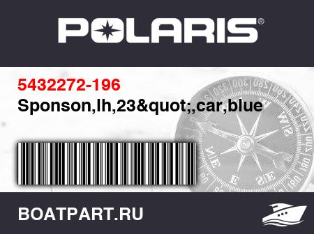 Изображение товара Sponson,lh,23&quot;,car,blue