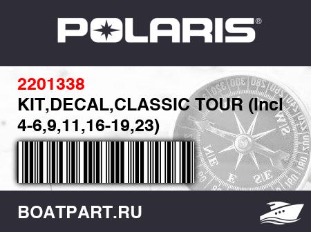 Изображение товара KIT,DECAL,CLASSIC TOUR (Incl. 4-6,9,11,16-19,23)