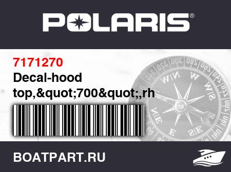 Изображение товара Decal-hood top,&quot;700&quot;,rh