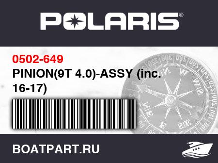 Изображение товара PINION(9T 4.0)-ASSY (inc. 16-17)