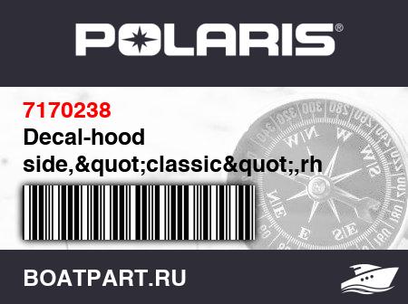 Изображение товара Decal-hood side,&quot;classic&quot;,rh