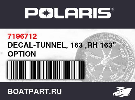 Изображение товара DECAL-TUNNEL, 163 ,RH 163