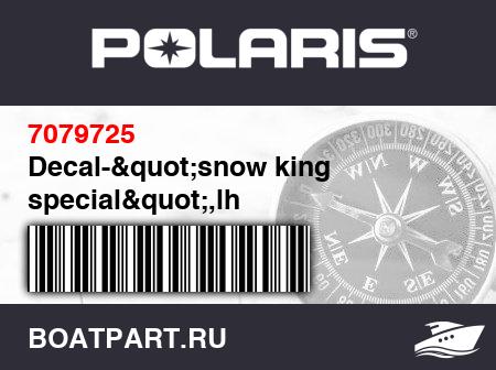 Изображение товара Decal-&quot;snow king special&quot;,lh