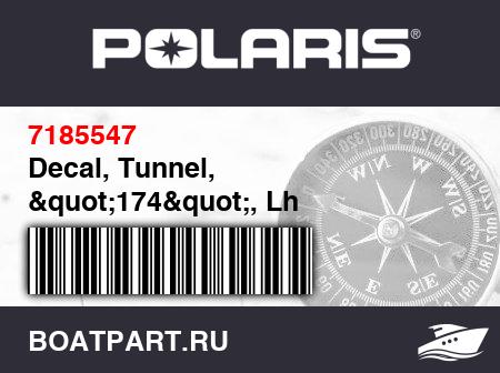 Изображение товара Decal, Tunnel, &quot;174&quot;, Lh