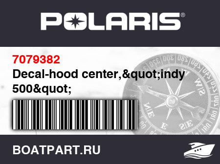 Изображение товара Decal-hood center,"indy 500"