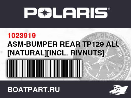 Изображение товара ASM-BUMPER REAR TP129 ALUM [NATURAL][INCL. RIVNUTS]