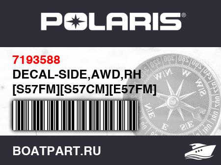 Изображение товара DECAL-SIDE,AWD,RH [S57FM][S57CM][E57FM]