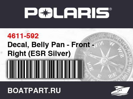 Изображение товара Decal, Belly Pan - Front - Right (ESR Silver)