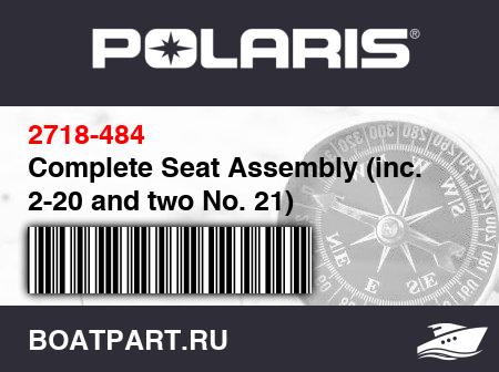 Изображение товара Complete Seat Assembly (inc. 2-20 and two No. 21)