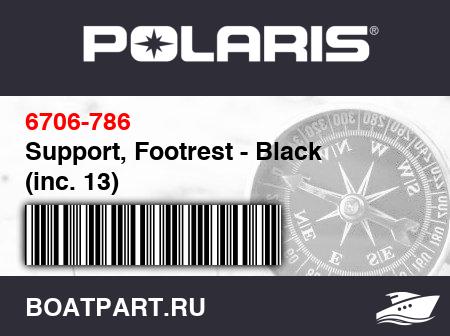Изображение товара Support, Footrest - Black (inc. 13)