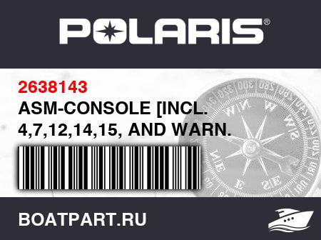 Изображение товара ASM-CONSOLE [INCL. 4,7,12,14,15, AND WARN. DECALS]