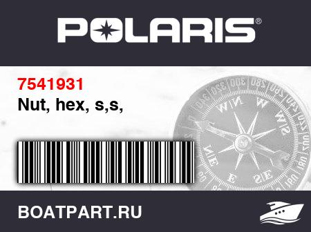 Изображение товара Nut, hex, s,s,