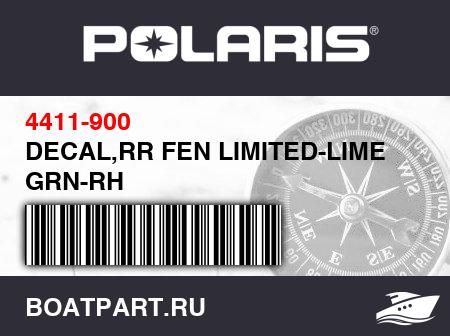 Изображение товара DECAL,RR FEN LIMITED-LIME GRN-RH