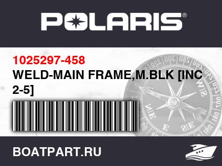 Изображение товара WELD-MAIN FRAME,M.BLK [INCL. 2-5]