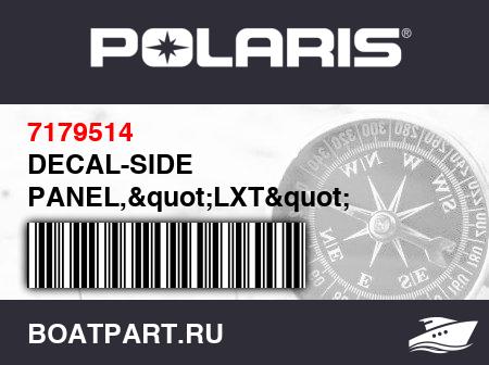 Изображение товара DECAL-SIDE PANEL,"LXT"