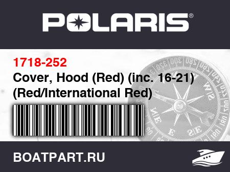Изображение товара Cover, Hood (Red) (inc. 16-21) (Red/International Red)