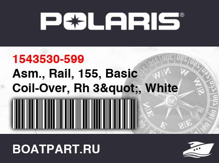 Изображение товара Asm., Rail, 155, Basic Coil-Over, Rh 3", White