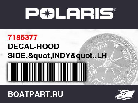 Изображение товара DECAL-HOOD SIDE,"INDY",LH