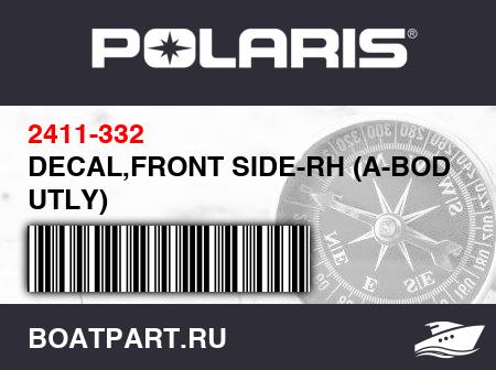 Изображение товара DECAL,FRONT SIDE-RH (A-BODY UTLY)