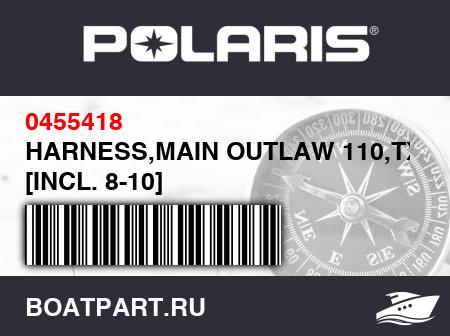 Изображение товара HARNESS,MAIN OUTLAW 110,TXL [INCL. 8-10]