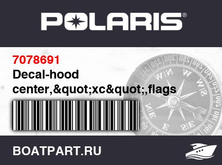 Изображение товара Decal-hood center,&quot;xc&quot;,flags