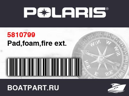 Изображение товара Pad,foam,fire ext.