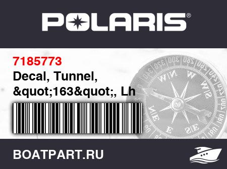 Изображение товара Decal, Tunnel, "163", Lh