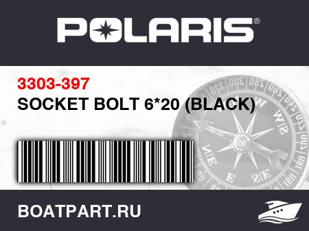 Изображение товара SOCKET BOLT 6*20 (BLACK)