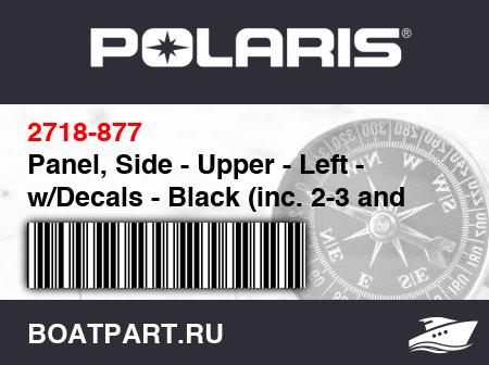 Изображение товара Panel, Side - Upper - Left - w/Decals - Black (inc. 2-3 and 5-6)