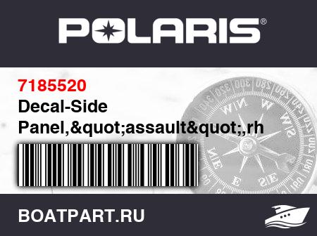 Изображение товара Decal-Side Panel,"assault",rh