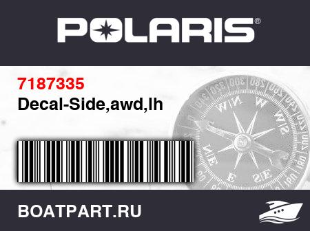 Изображение товара Decal-Side,awd,lh