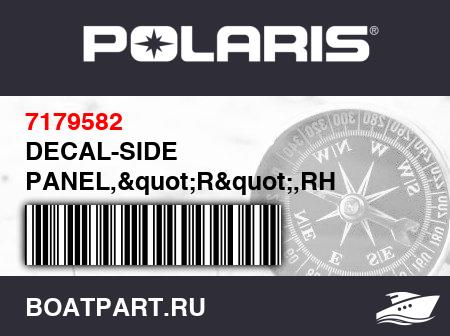 Изображение товара DECAL-SIDE PANEL,&quot;R&quot;,RH