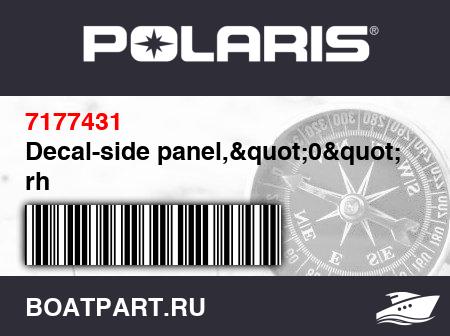 Изображение товара Decal-side panel,"0" rh