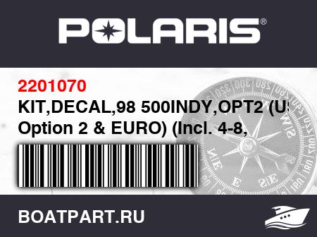 Изображение товара KIT,DECAL,98 500INDY,OPT2 (US Option 2 & EURO) (Incl. 4-8, 11, 15-19, 24)