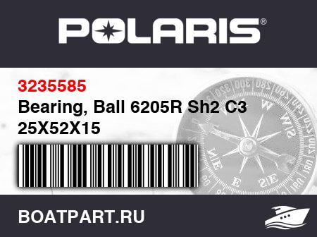 Изображение товара Bearing, Ball 6205R Sh2 C3 25X52X15