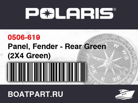 Изображение товара Panel, Fender - Rear Green (2X4 Green)