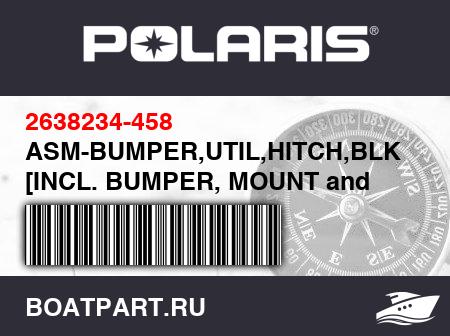 Изображение товара ASM-BUMPER,UTIL,HITCH,BLK [INCL. BUMPER, MOUNT and  HARDWARE]