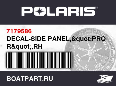 Изображение товара DECAL-SIDE PANEL,"PRO R",RH
