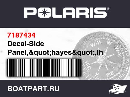 Изображение товара Decal-Side Panel,&quot;hayes&quot;,lh